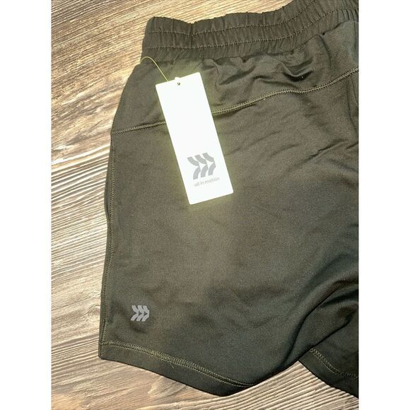 Women Stretch Woven High-Rise Shorts - All in Motion XS. NWT. O - Picture 2 of 5